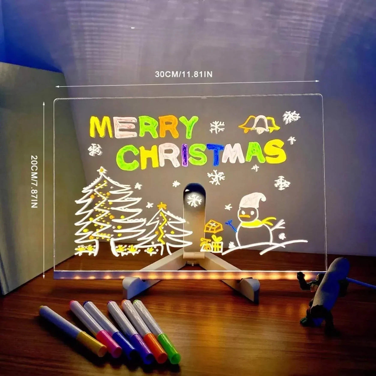 🌲Early Christmas Sales 50% OFF🎁✨Kids Luminous Led Drawing Lamp Board 👍-Erasable Reusable Board for Kids Learning