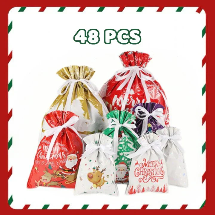 🎁70% OFF!!!-Ready for Christmas!🎅Drawstring Christmas Gift Bags (Biodegradable)🎁
