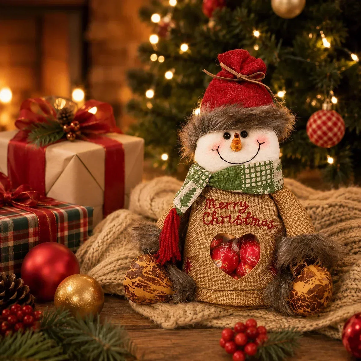 ⏳LAST DAY SALE ONLY ￡11.99/Set!!✨🎅Christmas Gift Bags Zipper Design🎁