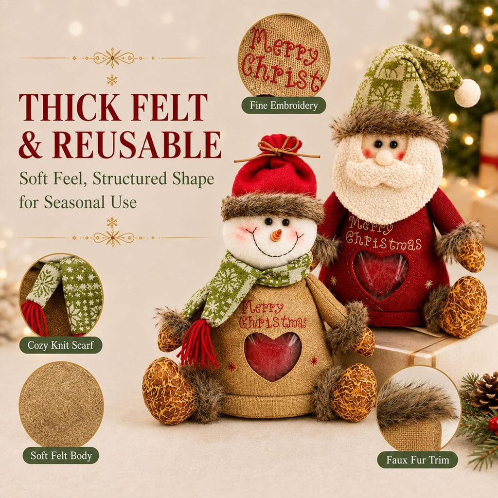 ⏳LAST DAY SALE ONLY ￡11.99/Set!!✨🎅Christmas Gift Bags Zipper Design🎁