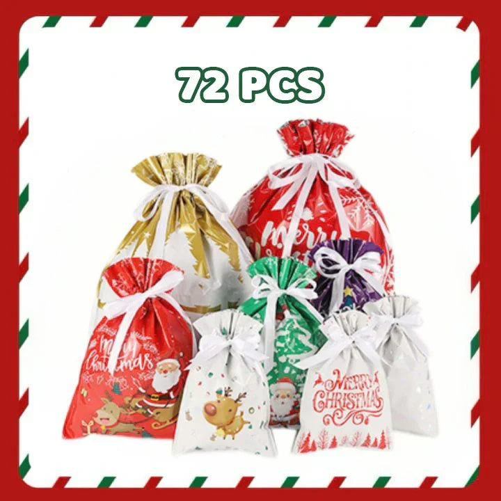 🎁70% OFF!!!-Ready for Christmas!🎅Drawstring Christmas Gift Bags (Biodegradable)🎁