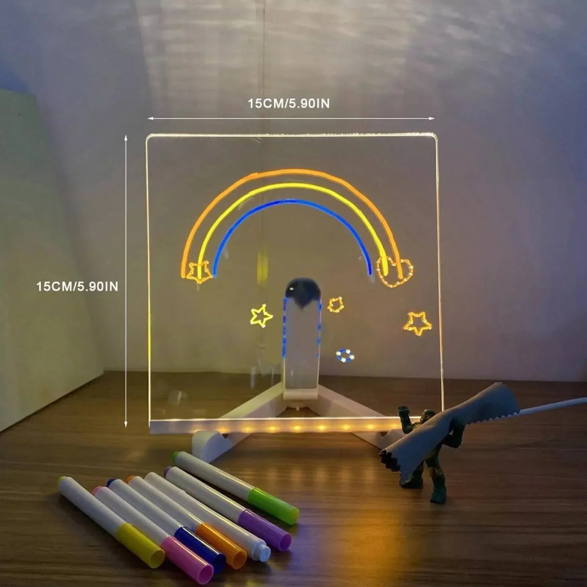 🌲Early Christmas Sales 50% OFF🎁✨Kids Luminous Led Drawing Lamp Board 👍-Erasable Reusable Board for Kids Learning