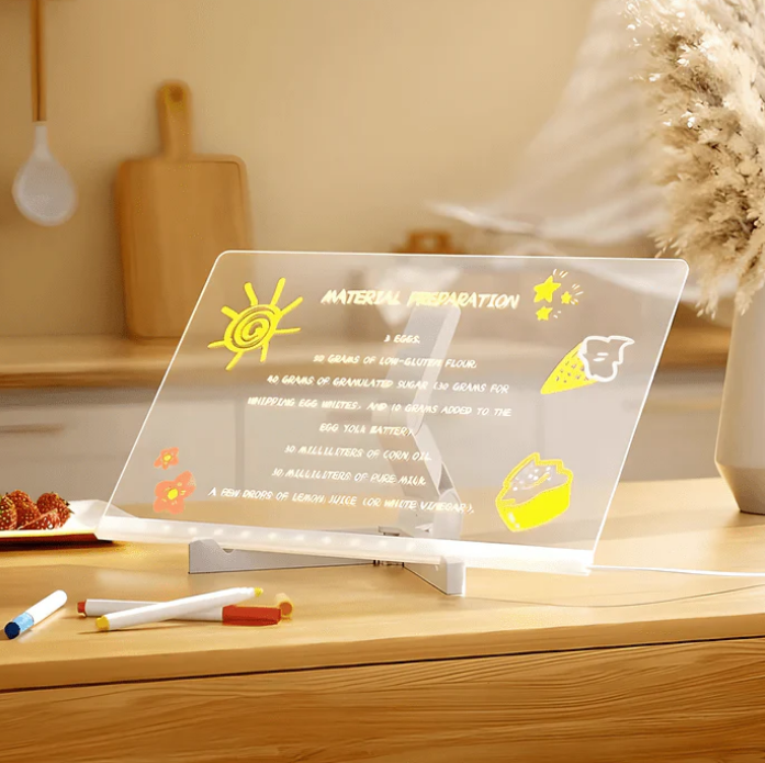 🌲Early Christmas Sales 50% OFF🎁✨Kids Luminous Led Drawing Lamp Board 👍-Erasable Reusable Board for Kids Learning