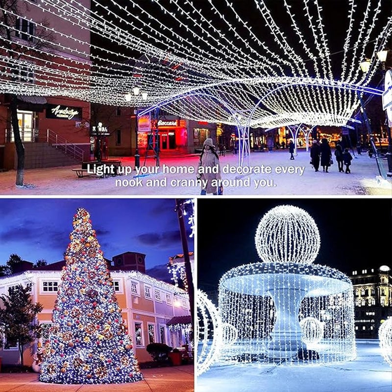 🏠✨LAST DAY SALE 70% OFF!!🎄Christmas Copper Wire Firecracker Light String👍-for Christmas, Holiday Party Indoor Outdoor Decor