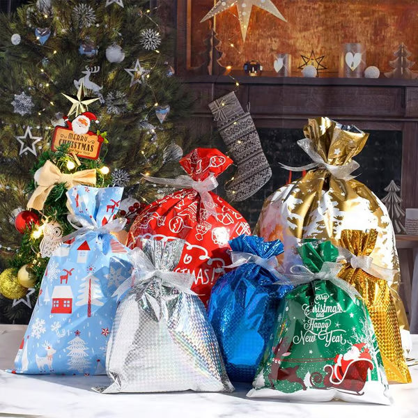 🎁70% OFF!!!-Ready for Christmas!🎅Drawstring Christmas Gift Bags (Biodegradable)🎁