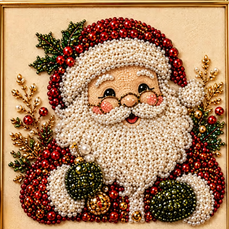 🔥Last Day 49% OFF - ✨🧘Relaxing & Beginner-Friendly - 🎨💎DIY Christmas Pearl Diamond Art Kit